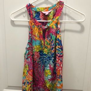 Lilly Pulitzer SZ Small Silk Tank Top